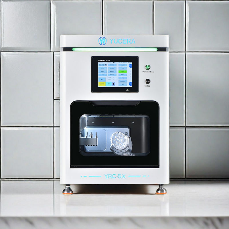 5 Axis Dental Milling Machine 60,000 RPM 7 Tool Capacity for Zirconia