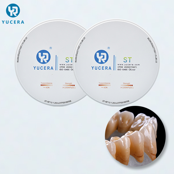 유세라 ST 98mm 지르코니아 치과 블록 (치과 장비 실험실 및 치과 임플란트/체어용)