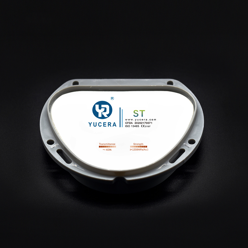 Yucera CE 인증 치과 재료 ST 화이트 지르코니아 세라믹 블록 Zirconio 치과용 지르코니아 블록