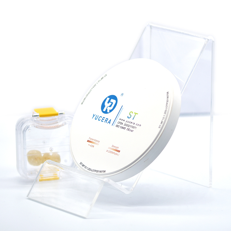 Yucera CE 인증 치과 재료 ST 화이트 지르코니아 세라믹 블록 Zirconio 치과용 지르코니아 블록