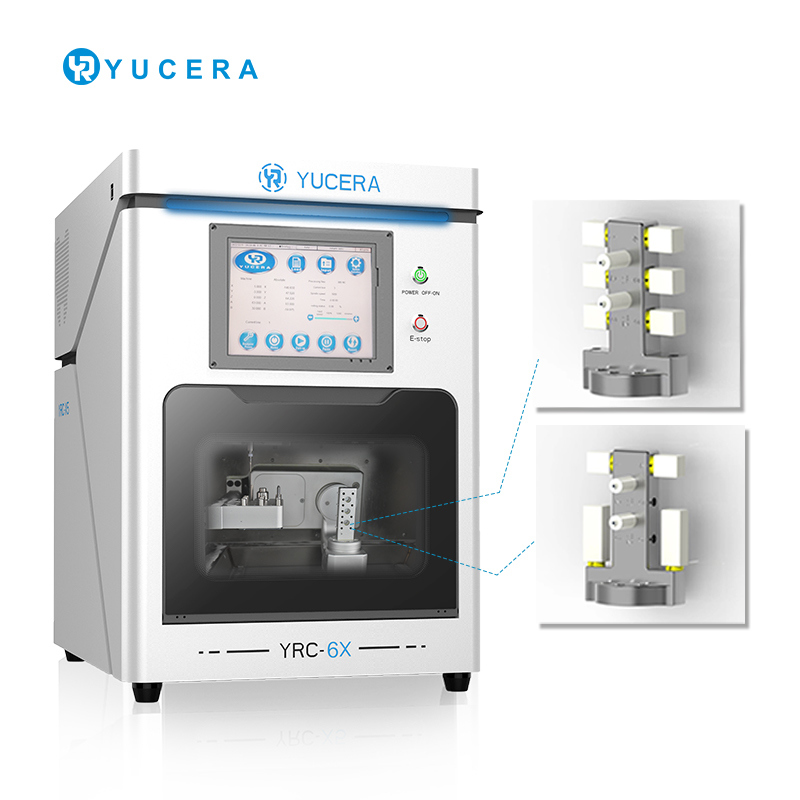 고품질 Yucera 5축 습식 치과 밀링 머신 YRC-6x 치과 기공소 최저가