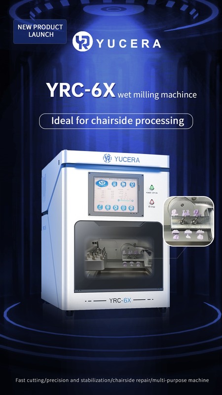 고품질 Yucera 5축 습식 치과 밀링 머신 YRC-6x 치과 기공소 최저가