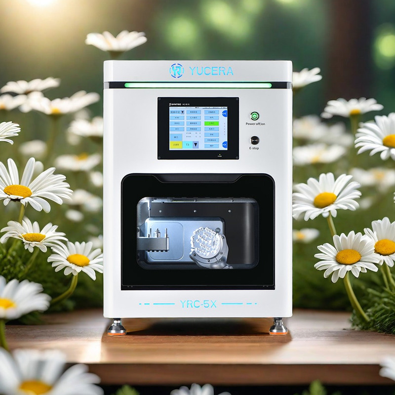 유세라 신규 출시 5축 치과 밀링 머신 범용 캠 건조 실험실 장비 5축 지르코니아 기계 강철 금속