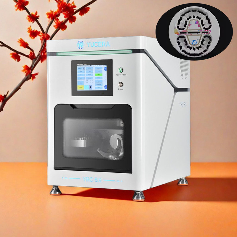 유세라 신규 출시 치과 실험실용 절삭기 습식 밀링 머신 5축 지르코니아 밀링