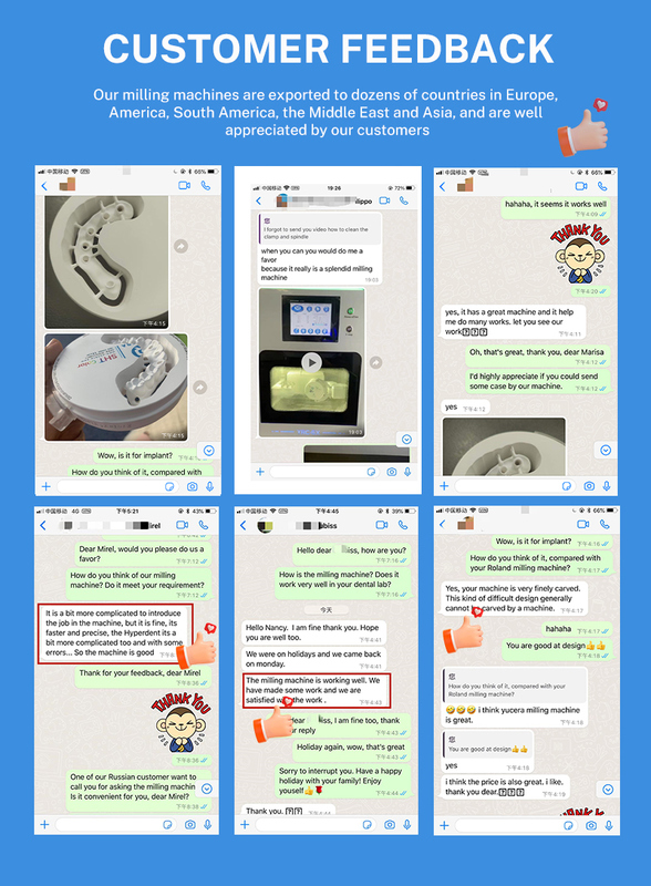 유세라 신규 출시 치과 실험실용 절삭기 습식 밀링 머신 5축 지르코니아 밀링