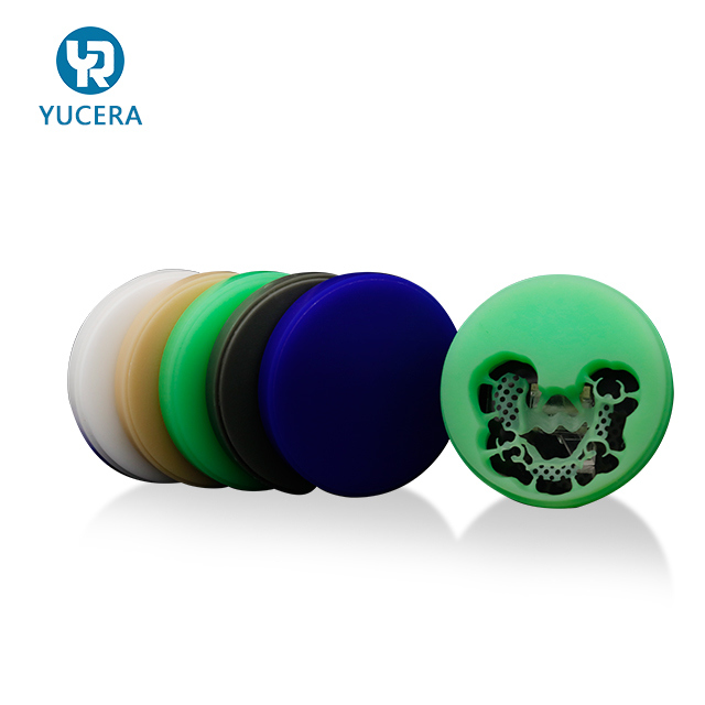 도매 가격 YUCERA 치과 왁스 블록 제조 치과 실험실 CAD CAM 의치 조각용