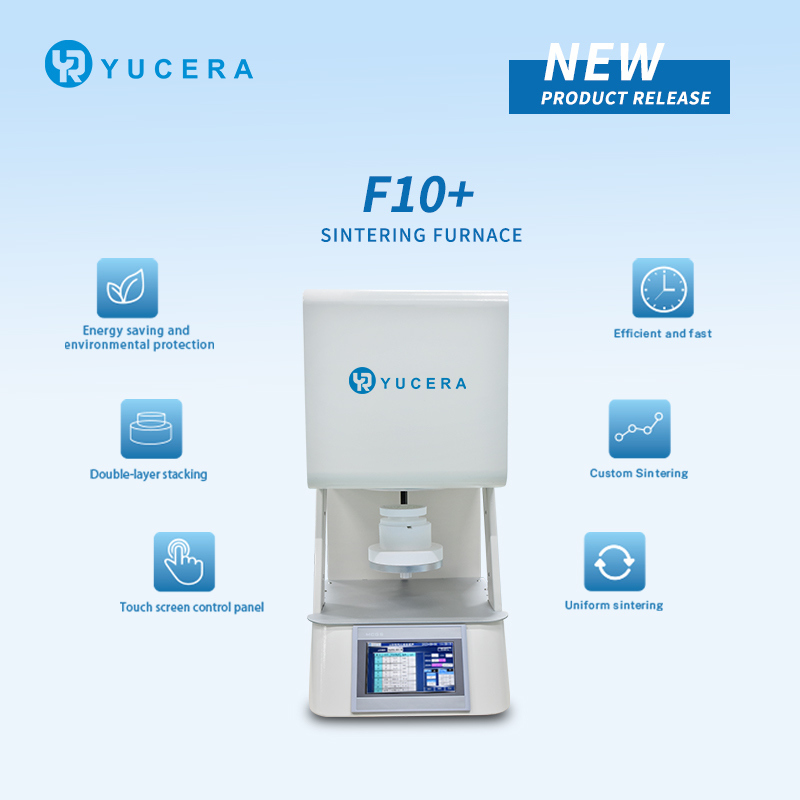 Yucera Professional 치과 기공소 F10+ 소결로 - 지르코니아 세라믹 수복물 정밀 제어