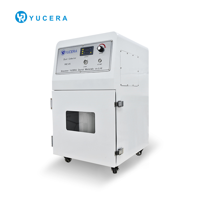 Yucera YRC-V5 지르코니아 진공 청소기 치과 기공소 먼지 제거 효율적인 여과 정밀 작업대 청소 신뢰성