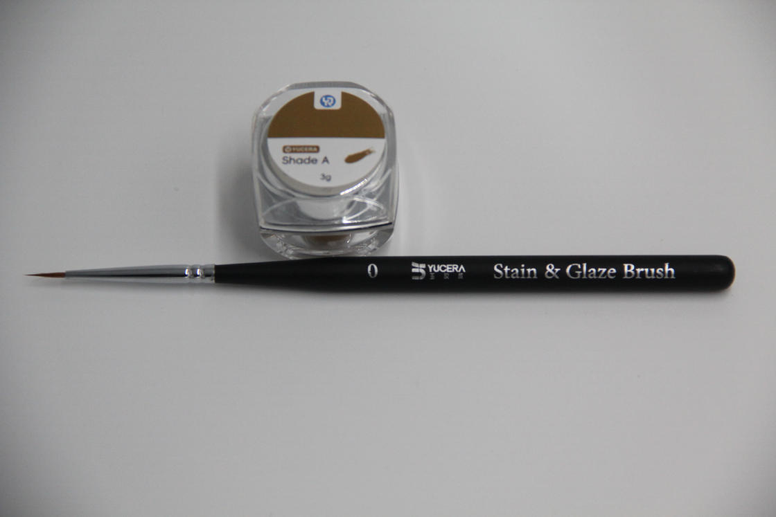 Yucera 치과 실험실 필수품 18색 세라믹 지르코니아 착색 및 글레이징 키트 (맞춤형 치아용)