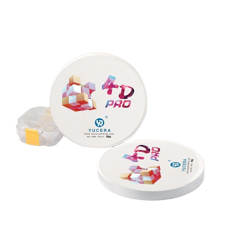 Yucera 4D Pro 95mm 치과용 지르코니아 블록, 다양한 치과 수복 솔루션에 적합한 정밀 치수