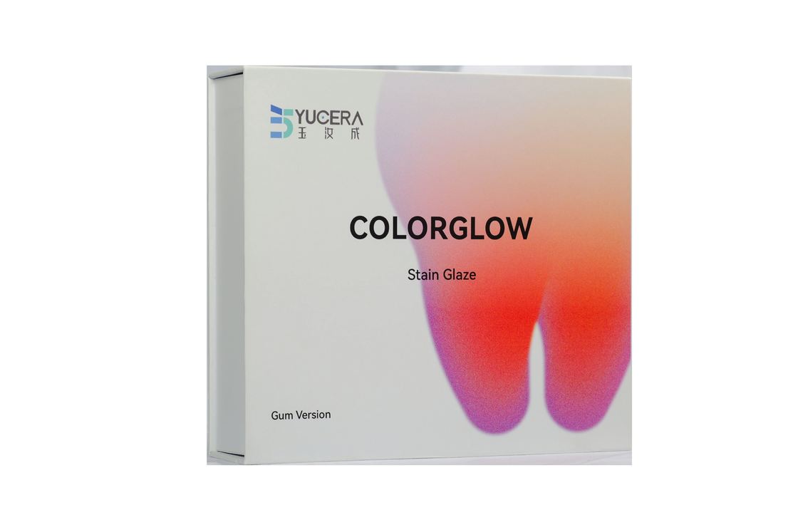 Yucera 18색 세라믹 지르코니아 스테이닝 & 글레이징 키트 내추럴 글로우 (치과 기공소 제작용)