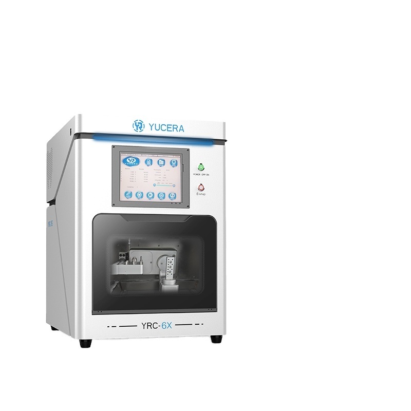 5축 치과 CAD/CAM 밀링 머신 YUCERA YRC-6X | ±5μm 정밀도 | 10공구 자동 교환기