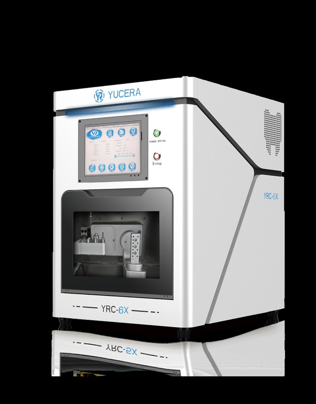 5축 치과 CAD/CAM 밀링 머신 YUCERA YRC-6X | ±5μm 정밀도 | 10공구 자동 교환기