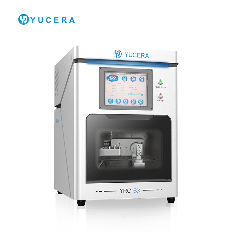 5축 치과 CAD/CAM 밀링 머신 YUCERA YRC-6X | ±5μm 정밀도 | 10공구 자동 교환기