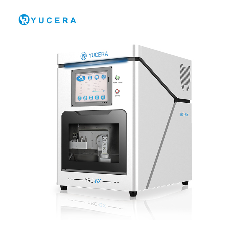 5축 치과 CAD/CAM 밀링 머신 YUCERA YRC-6X | ±5μm 정밀도 | 10공구 자동 교환기