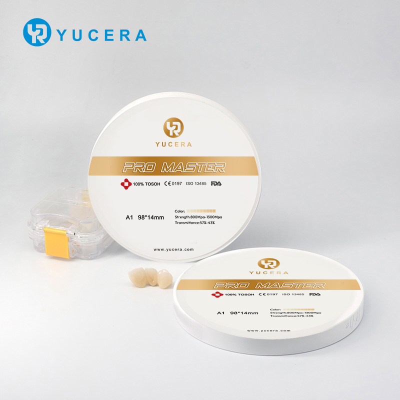 Yucera Pro Master Super Durable Dental Zirconia Block Compatible with CAD CAM System for Precise Restoration