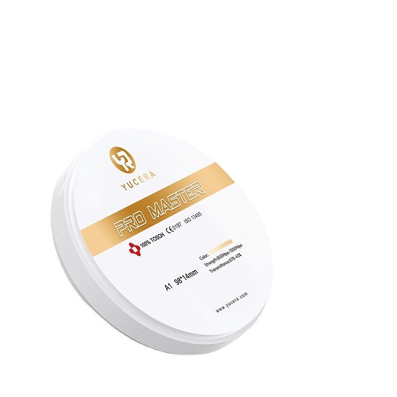 Yucera Pro Master 95mm 치과용 지르코니아 블록 정밀 치수, 다양한 치과 수복 솔루션에 적합